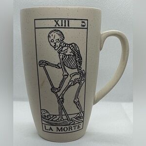 Jumbo sized Ceramic La Morte Death’s Tarot Card Mug